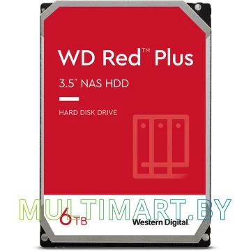Жесткий диск WD Red Plus 6TB (WD60EFZX)